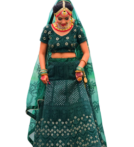 Colección de Bodas de diseñador exclusivo Lahanga Choli Party Wear Estilo Bollywood Lehenga Choli para mujeres Fabricante indio - Product Image 1