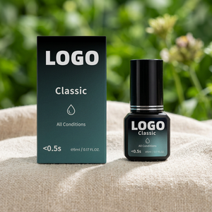 Pegamento Coreano Vegano para Extensiones de Pestañas, de Secado Rápido, Libre de Hidroquinona, Resistente al Agua y al Aceite, para Todas las Condiciones - Product Image 1