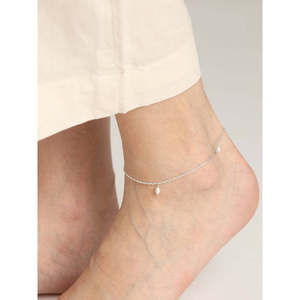 Compre Tobilleras/Payals de Plata 925 100% Auténtica para Mujeres y Niñas, Estilo Lindo, Chapadas en Oro con Material de Oro de 14K y Diamante como Piedra Principal - Product Image 4