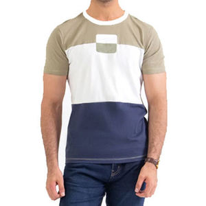 En color personalizado, camiseta de secado rápido para hombre, Camiseta de algodón de manga corta en blanco con diseño de logotipo personalizado, camiseta impresa para hombre - Product Image 4