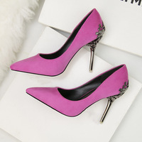 Produits en Dropshipping : Escarpins Femme à Bout Pointu Rouges, Talons Aiguilles Hauts pour Mariage et Soirée