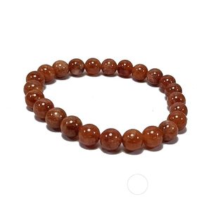 Handmade Sunstone Round <b>Beads</b> <b>Bracelet</b> Crystal <b>Beads</b> Fashion Jewelry for <b>Men</b> & Women Energy Gemstone Gift - Product Image 5