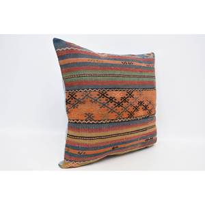 28x28 pouces écologique antidérapant amovible lavable artistique décor à la maison traversin oreiller multicolore laine Kantha Patchwork Vintage - Product Image 3