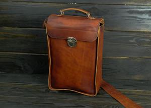 Bolsos para chicas adolescentes mochilas de cuero genuino Vintage mochilas para damas mujeres diseñador mujer mochila bolsas - Product Image 2