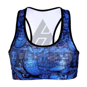 Producto popular, venta al por mayor, Sujetador deportivo de alta calidad, diseño de sublimación, Sujetador deportivo de alto soporte sin costuras - Product Image 4