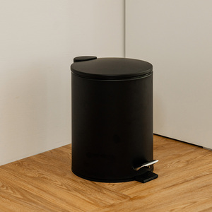 Poubelle noire givrée de pp avec le type de pressing debout conception d'accessoires de structure - Product Image 1