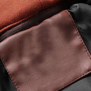 Service OEM Vêtements d'extérieur Mode personnalisée Usine Hommes 2023 Cuir Meilleur Design Moto Veste en cuir - Product Image 3