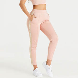 Pantalon de jogging en toile pour femme, respirant, à devant plat, style urbain, 100% coton, pantalon décontracté, prix raisonnable - Product Image 4