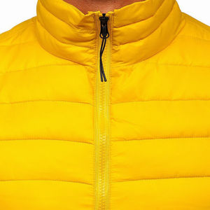 <b>Men</b> Autumn Casual Puffer Vest Print Custom Hooded Sleeveless Body <b>Warmer</b> Breathable Canvas Outerwear - Product Image 6