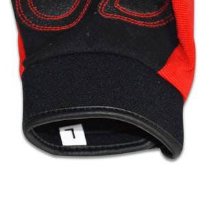 Guantes de Trabajo de Seguridad XL Cómodos con Agarre, Multiusos, de Cuero, Goma, Forrados de Nailon, con Protección para Pantallas Táctiles - Product Image 6