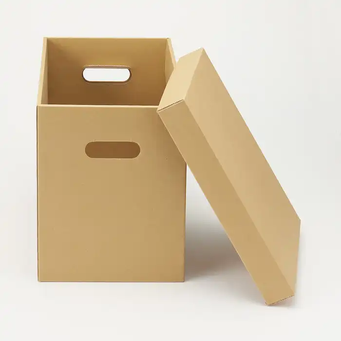 Boîtes de rangement personnalisées en carton, grande boîte de rangement en carton, emballage en papier