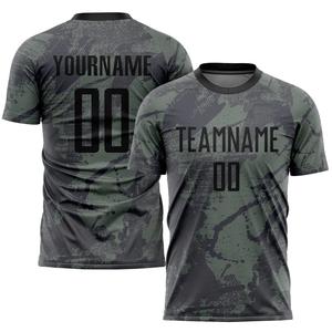 Conjunto de Uniforme de Fútbol para Hombre, Personalizado, Camiseta y Pantalones Cortos, para Entrenamiento, Deportivo, Transpirable, de Secado Rápido, OEM, ODM - Product Image 5