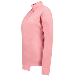 Veste à glissière quart polaire classique à la mode pour les femmes veste durable respirante de luxe avec logo personnalisé - Product Image 4