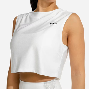 เสื้อกล้ามขนาดใหญ่พิเศษสำหรับผู้หญิง2025ใส่ในฤดูร้อนเสื้อกล้ามครอปใส่ออกกำลังกายฟิตเนสวิ่งออกกำลังกายเสื้อกล้าม - Product Image 2