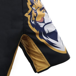 2025 hommes décontracté Sublimation boxe MMA Shorts taille élastique taille moyenne Muay Thai combat Shorts d'entraînement avec Service OEM - Product Image 4