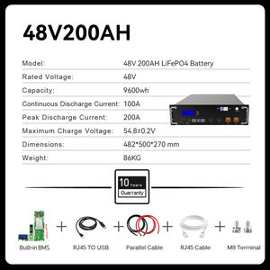 Krachtige Energieopslag Lithium Batterij 48V 200ah Voor Rv En Mariene Energiesystemen Met Lange Levensduur En Bms Bescherming - Product Image 6