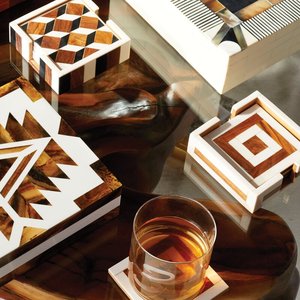 Posavasos Atractivo diseño único taza de té posavasos con incrustaciones de resina al por mayor almohadillas de café posavasos con incrustaciones de resina de cerveza - Product Image 4