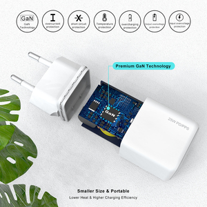 Cargador Gan de 25 W PD para <span class=keywords><strong>iPhone</strong></span> y Samsung, Tipo C, Portátil, de Escritorio, Superrápido, Adaptador de Carga USB C para Teléfono Móvil, Cargador de Pared de 25 W - Product Image 5