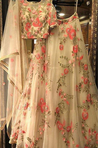 Classy Elegant Beautiful Stylish <b>Lehenga</b> <b>Top</b> Dress with Beautiful Applique Work for Party/ Wedding =2020 - Product Image 4