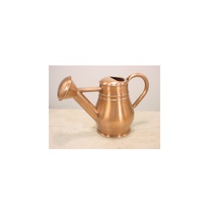 Arrosoir en métal thermolaqué avec motif en relief, qualité supérieure, forme ronde, grande taille, pour fournitures de jardin - Product Image 5