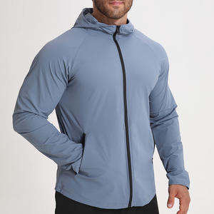 Moda Streetwear Zip Pocket Bomber Jacket Men logo Personalizar Windbreaker Men Jacket Abrigo de alta calidad para hombres - Product Image 3