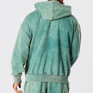 Sweat à capuche en coton unisexe sweats à capuche personnalisés sérigraphie Heavyweight Boxy confortable hommes sweat à capuche - Product Image 5