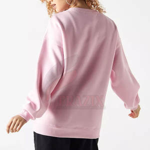 Sudaderas Casuales de Invierno para Mujer, Fabricadas en Pakistán, de Color Sólido, con Logotipo Personalizado en la Parte Delantera, 100% Algodón - Product Image 3