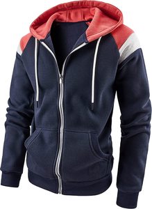 เสื้อฮู้ดดี้ ODM/OEM ขายส่ง แบบซิปเต็มตัว สำหรับผู้ชายและผู้หญิง พิมพ์โลโก้ตามสั่ง สำหรับฤดูหนาว เป็นมิตรกับสิ่งแวดล้อม กันลม ผลิตจากโพลีเอสเตอร์/ผ้าฝ้าย - Product Image 2