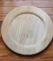 จานไม้ทรงกลมสำหรับใส่อาหารจานกลมที่เสิร์ฟอาหารเย็นโดยผู้ผลิตอินเดียจำหน่ายจำนวนมากด้วยงานฝีมือรูปพระจันทร์เสี้ยว - Product Image 3