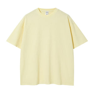 T-shirts pour hommes de qualité supérieure, nouveau design, poids lourd, logo personnalisé imprimé, unisexe, 100% coton, streetwear, luxe, surdimensionné, uni - Product Image 5