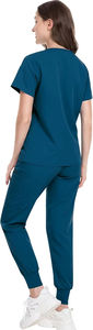 Tenue de travail médicale, uniforme d'hôpital, blouses médicales, veste à manches courtes pour infirmières, tenue de travail pour femmes - Product Image 3
