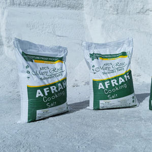 Sel de table raffiné en poudre, sac de 25 kg |   Marque AFRAH 99,8% NaCl |   Sel de mer naturel de qualité alimentaire d'origine égyptienne de haute pureté - Product Image 1