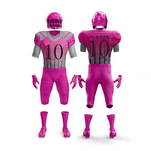 ชุดเครื่องแบบอเมริกันฟุตบอลผู้ชายแบบสั่งทำชุดเสื้อกีฬาแห้งเร็วระบายอากาศได้ชุดทีมสโมสรแข่งขันขายส่ง - Product Image 1