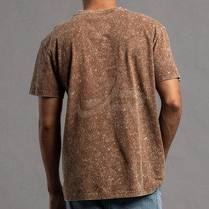 Camisetas de Hombre con Lavado Ácido, Venta Directa de Fábrica, Ligeras, Tallas Grandes, Camisetas de Hombre con Lavado Ácido en Venta - Product Image 4