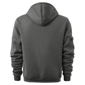 เสื้อกันหนาวมีฮู้ดสำหรับผู้ชายผ้าฝ้าย50% โพลีเอสเตอร์ผ้าขนแกะแข็งพิมพ์ลายได้ตามต้องการ - Product Image 6