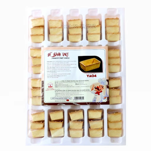 Coquilles de tarte aux œufs surgelées de boulangerie HALAL de qualité supérieure, OEM/ODM, TNH22 720G, dessert sucré, emballage personnalisable, export - Product Image 1