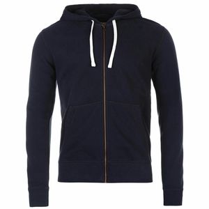 Veste zippée à capuche en molleton de coton multicolore de qualité supérieure pour hommes, veste zippée douce avec broderie 3D, manteau d'hiver teint en plaine - Product Image 6