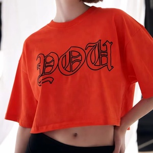 Camiseta Corta Moderna para Mujer, Estilo Casual Urbano, Prenda de Verano, Tela Suave, Ligera, Transpirable, Moda Juvenil para Uso Diario - Product Image 1