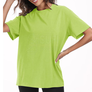 Camiseta Holgada Informal de Talla Grande para Mujer, de Algodón Premium, Transpirable, de Secado Rápido, Moda de Verano - Product Image 2