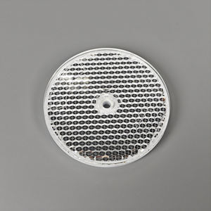 عاكس استشعار من مادة PMMA أبيض اللون، دائري بقطر 80 مم، قابل للتركيب باللاصق أو البراغي - Product Image 4