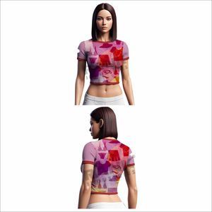 Camisetas Cortas para Mujer, Uso en Exteriores, Camisetas Cortas para Mujer Más Vendidas, Ropa, MOQ Bajo - Product Image 5