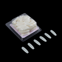 200 pièces couverture complète ABS acrylique faux ongles clair français conception artificielle faux ongles conseils pour débutant pratiquant Nail Art