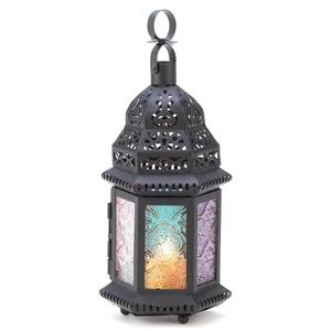 Farol de Metal Elegante para Velas de Fiesta de Bodas, Estilo Clásico para Decoración del Hogar, Portavelas con Acabado Dorado - Product Image 3