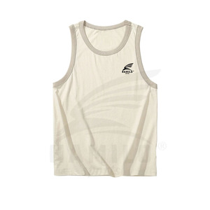 Débardeurs sans manches personnalisés en gros, haute qualité, grande taille, design en maille, haut en coton respirant décontracté, imprimé - Product Image 1