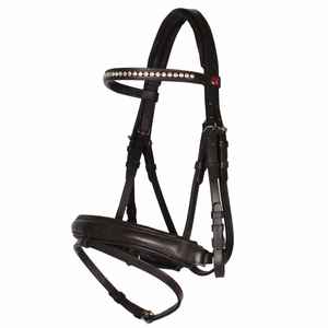 Bride de cheval en cuir véritable de haute qualité Bride de cheval en cuir véritable de haute qualité Bride de cheval en cuir véritable personnalisée - Product Image 3