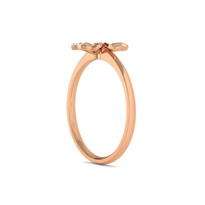 Magnifique bague de fiançailles en diamant de laboratoire taille marquise pour femme, créée avec un éclat luxueux et intemporel - Product Image 3