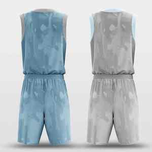 MUNDO DEPORTIVO Ajustable OEM Personalizado Baloncesto Jerseys Pantalones Cortos Sublimación Blanco y Dorado Equipo Uniformes Desgaste DE LA SW-MH-48 - Product Image 2