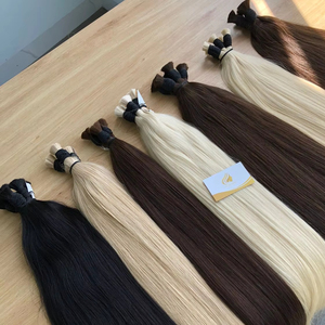 Meilleur prix, extensions de cheveux humains vierges naturels du Vietnam, texture lisse, blond, cheveux en vrac, 100g, de Minh Khang Premium Hair - Product Image 1