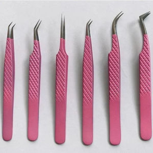 Pince à épiler anti-magnétique en acier inoxydable lisse de 10 mm pour extensions de cils en éventail et isolation - Product Image 3