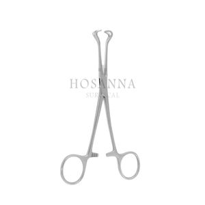 Pinzas de Tejido Babcock de Acero Inoxidable de 16 cm de Largo, Instrumento Quirúrgico Manual, Set Hosanna Surgical HS-03072025-17, Cirugía General - Product Image 3